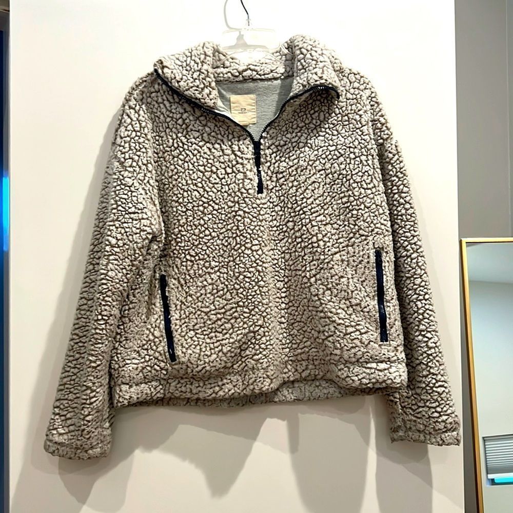 Thread & Supply Quarter Zip Sherpa Fleece